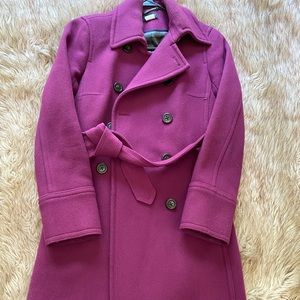 AUTHENTIC J. CREW Trench Coat, Purple
